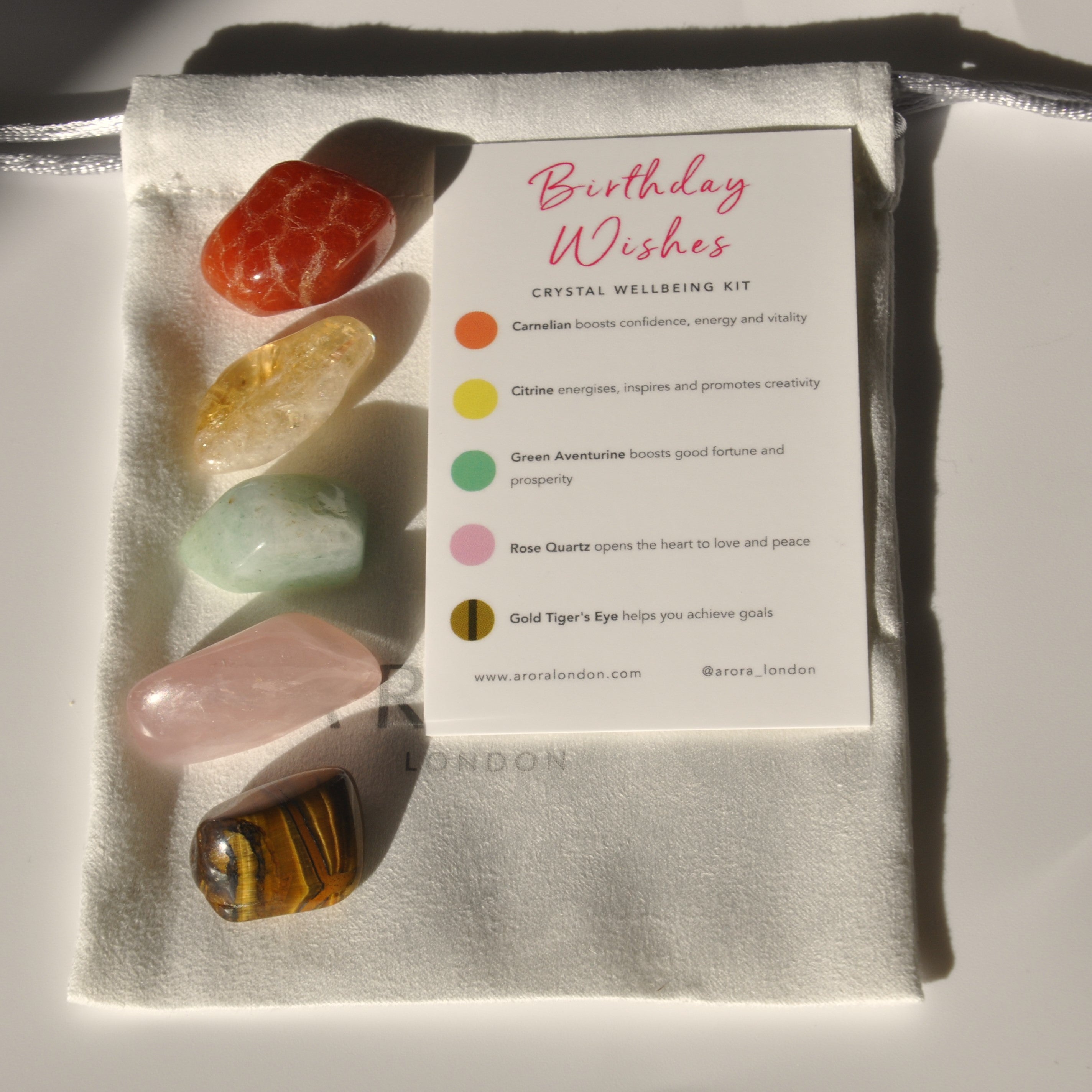 Birthday Wishes Crystal Wellbeing Kit