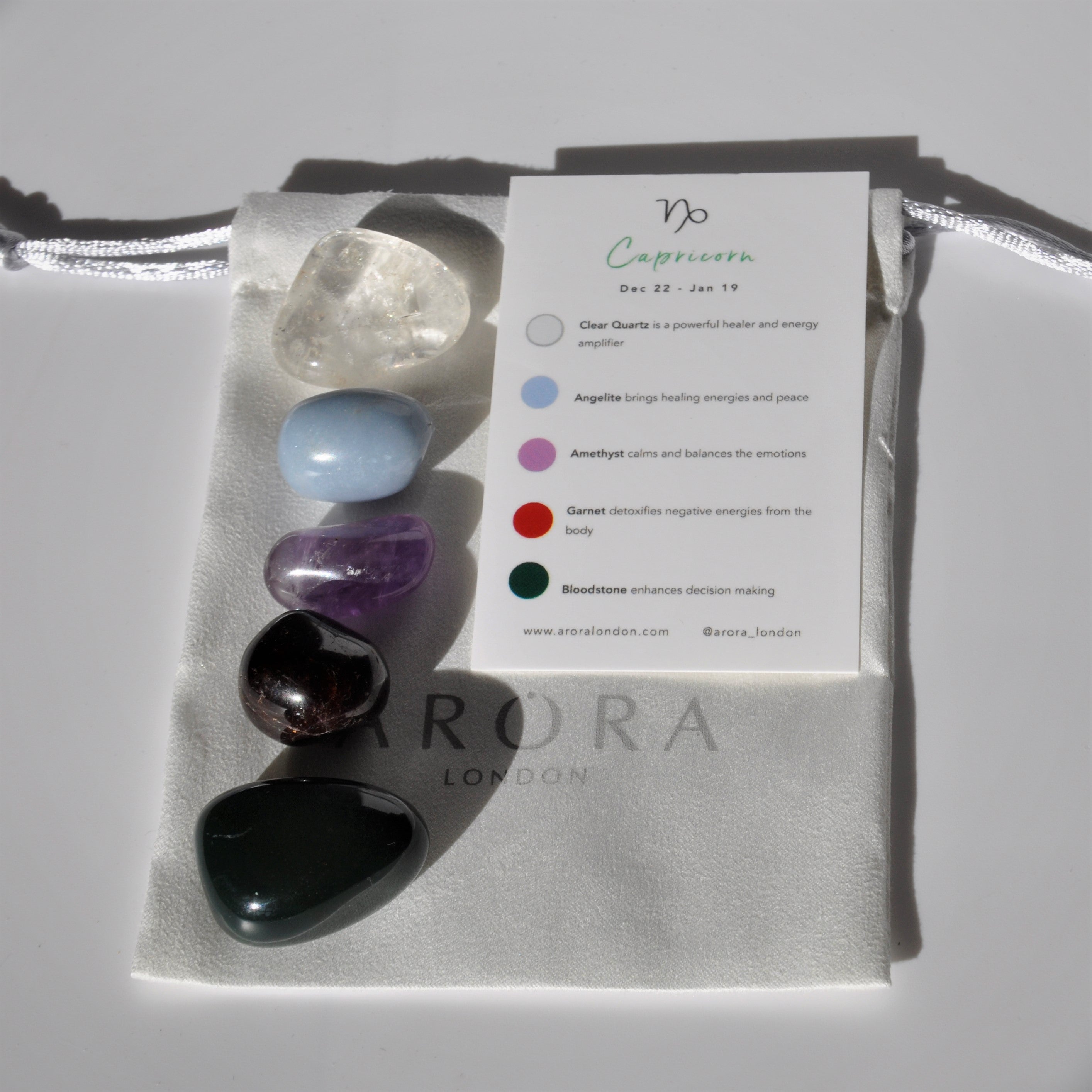 Capricorn Zodiac Crystal Kit
